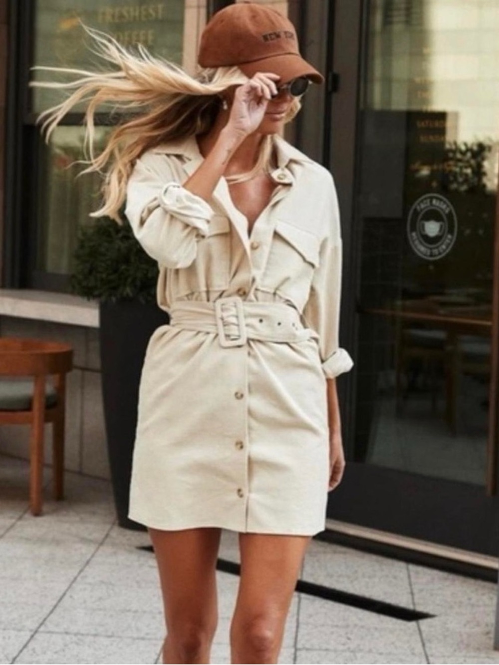 12th Tribe x Salty Blonde Belted Dress